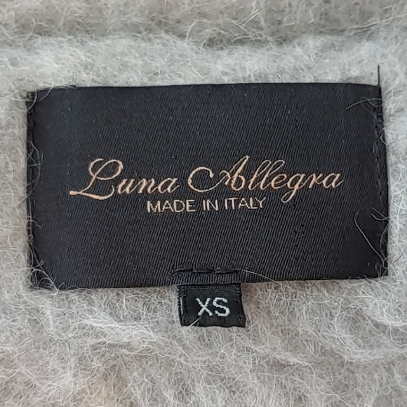 Luna Allegra Mohair Blend Coat - Picture 3 of 5